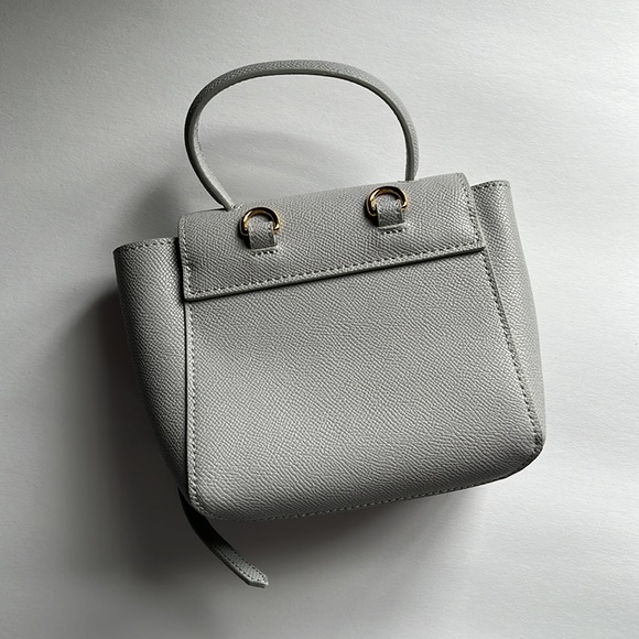 ChiaraChai grey mini purse. Never used. Still in bag and box. Smoke free home. - Picture 2 of 7
